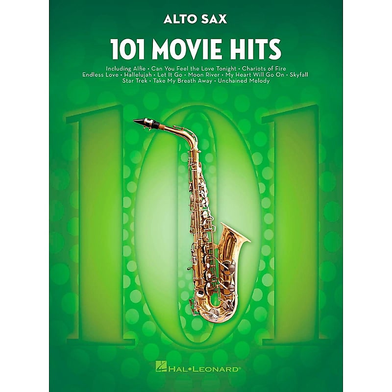 Hal Leonard 101 Movie Hits - Alto Sax | Reverb