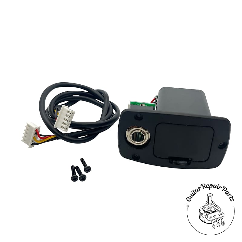 Ibanez 5EJB5Q Combo 9-Volt Battery Box and 1/4" Jacks For AEQ210TF Preamp image 1