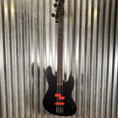 ESP LTD FBJ-400 Frank Bello 4 String Bass EMG PJ Black Satin #0307 Used image 2