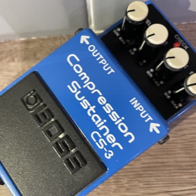 Boss CS-3 Compression Sustainer (Silver Label) 1997 - Present - Blue image 9