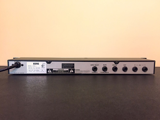 KORG DTR-1 Rack Mount Chromatic Digital Tuner Tested Free