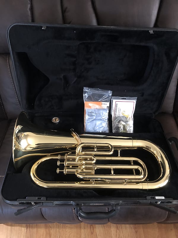 Yamaha YEP-201 Standard Euphonium 2010s - Lacquered Brass | Reverb