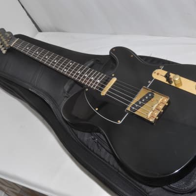 Fender JapanTLG80-60 '80 Black & Gold Telecaster Electric Guitar Ref No.6067 for sale