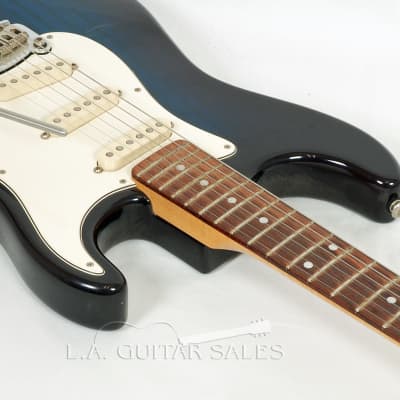 G&L Legacy USA Trans Blue Vintage 1998 With Case @ LA Guitar Sales image 5