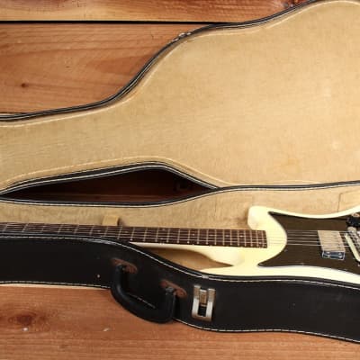 GUILD S60 Rare Vintage SOLID BODY Aged White Mahogany Orig Case + Manual 03430 image 14