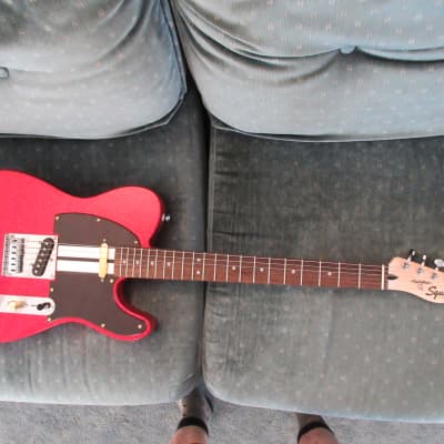 ~Cashified~ Fender Squier Red Sparkle Telecaster image 14