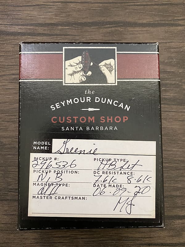 Seymour duncan Custom shop green set 2020 Nickel image 1