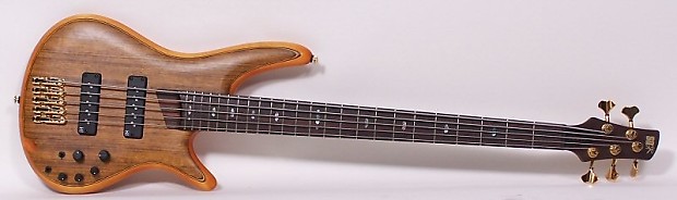 Ibanez SR1205 Premium Electric Bass (5-String), Vintage Natural ...