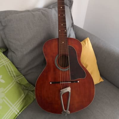 vintage acoustic guitar 1950 italy unknown maker manouche gipsy Catania di mauro style for sale