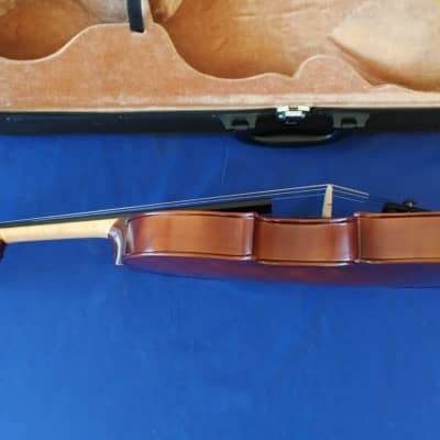 Borg Model MCV41 4/4 Full-Size Violin with Bow and Case Recently Serviced image 10