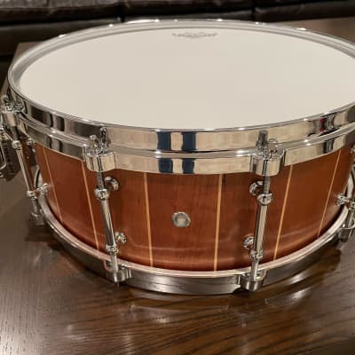 Solid Stave Cherry/Maple 5.5x14" Snare Drum image 2