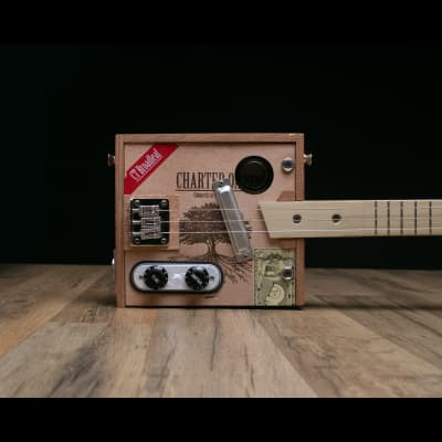 Flintwood 3-String Cigar Box Guitar 2020 Natural image 5