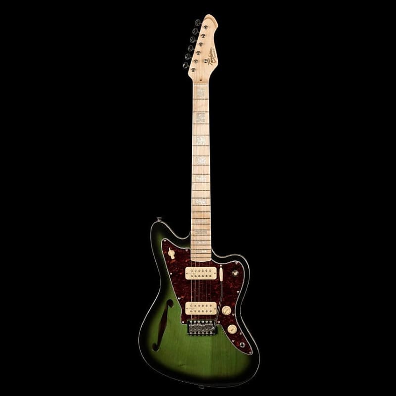 Revelation RJT-60 M TL Greenburst Electric Guitar image 1