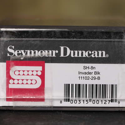 Seymour Duncan  SH-8 Invader Neck Humbucker Guitar Pickup Black SH-8n image 2