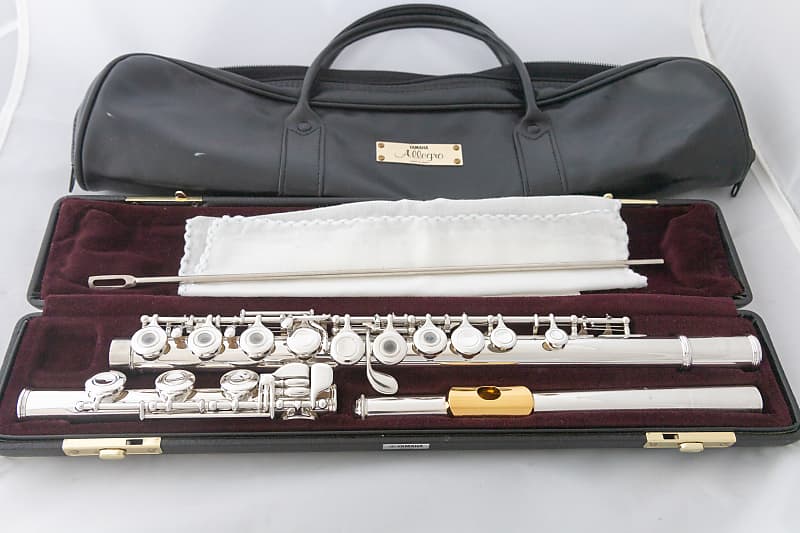 Yamaha YFL-371 Allegro Intermediate Flute *Silver Headjoint *Low-B *Split-E *Cleaned & Serviced image 1