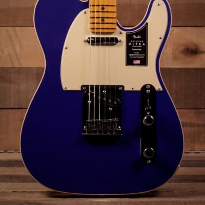 Fender American Ultra Telecaster, Maple FB, Cobra Blue | Reverb