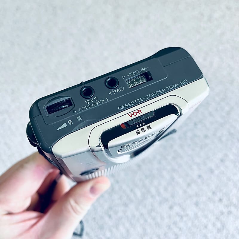 REAR FULL SET] SONY TCM-400 Walkman Cassette Corder, NM Sealed Box