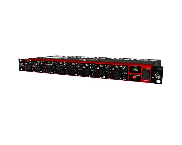 Behringer Ada8200 Ultragain Pro Interfaccia Adat 8 In 8 Out  Preamplificatori Midas