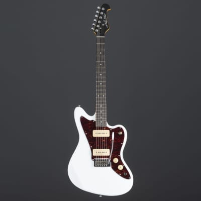 J & D E-Gitarre JM30 WH White - Electric Guitar image 2
