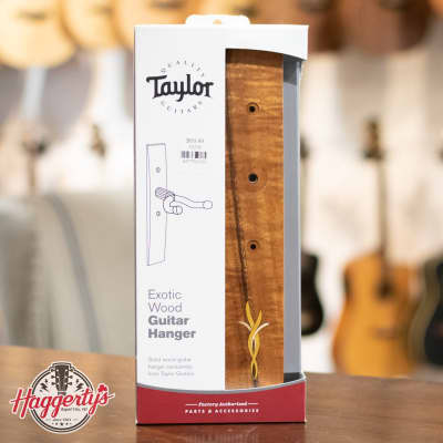 Taylor Guitar Hanger,Ebony Bouquet Myrtlewood/Boxwood Inlay