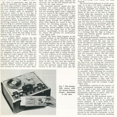 Rare AMPEX 960 Vintage Reel To Reel Recorder Vintage Powers On 71401 