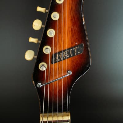 USED Vintage HEIT (Teisco) Electric Guitar - 1960s - Model Deluxe image 9