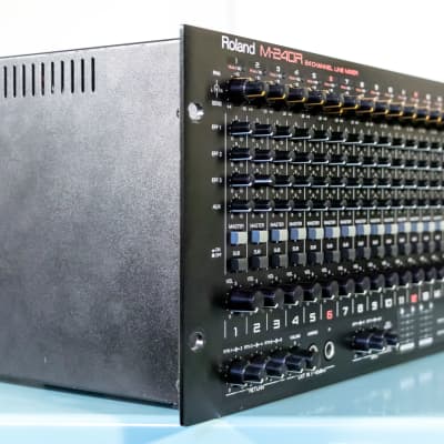 Roland M-240R 24 channel rack mount line mixer | Reverb