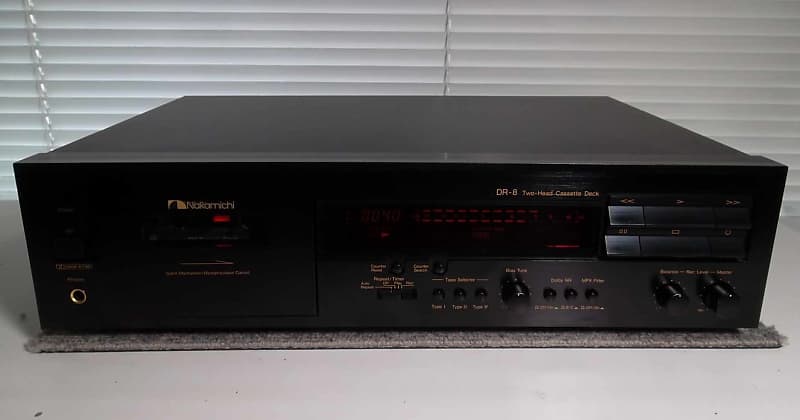 2002 Nakamichi DR-8 Stereo Cassette Deck New Belts & Serviced 06-2022 Excellent Condition #250 image 1