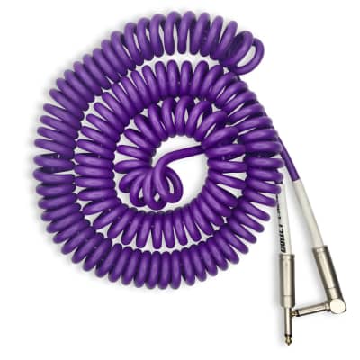 BULLET CABLE 30′ PURPLE COIL CABLE for sale