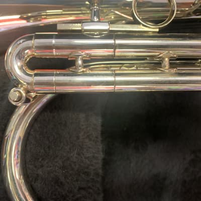 Getzen Silver Capri Flugelhorn Cleaned and Serviced Excellent Condition image 4