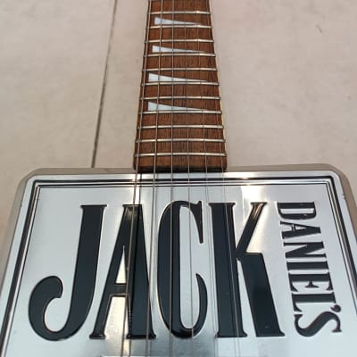 Jack Daniels Tin guitar 2023 - Chrome image 2
