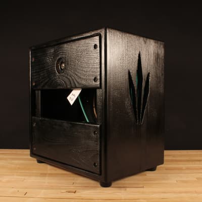 1x12 Speaker Cab, Unloaded, Solid Pine, "Wicked Witch" Shou Sugi Ban  (burned wood) style image 5