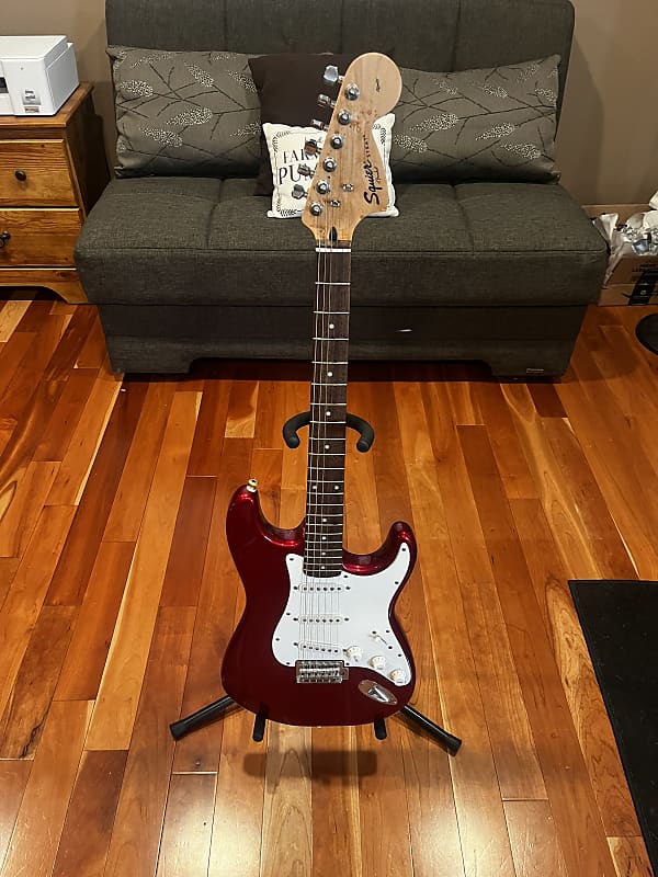 Fender "Squier" Standard Stratocaster with Rosewood Fretboard - Torino Red image 1