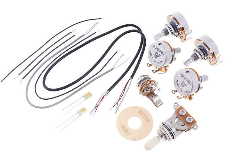 Gotoh Hosco Lespaul SG guitar wiring harness kit circuit Reverb