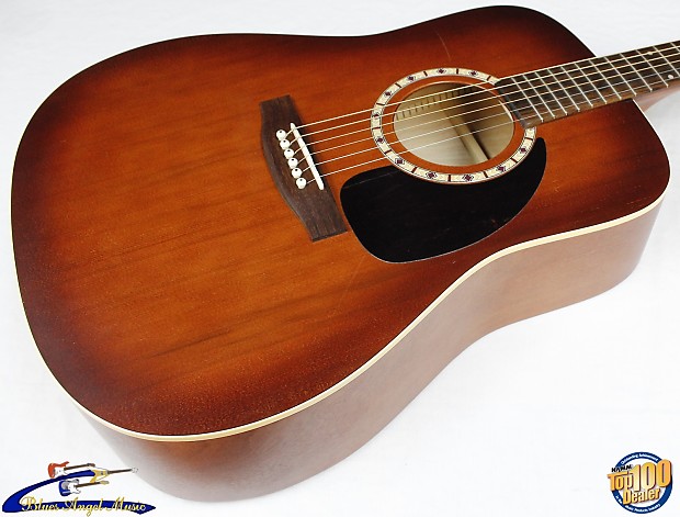 Art Lutherie by Godin Cedar Antique Burst Dreadnought Acoustic