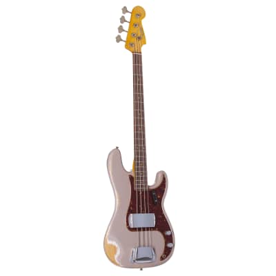 Fender Limited Edition '63 Precision Bass Heavy Relic Dirty Shell Pink #CZ560642 - 4-String Electric Bass for sale