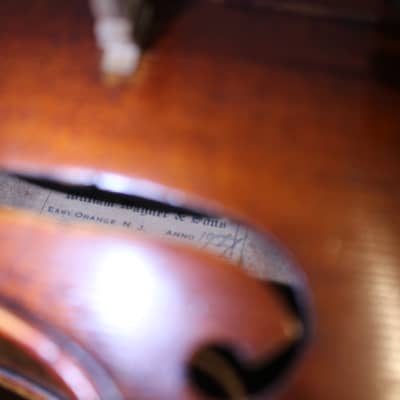 Early 1900's Antonius Stradivarius Copy Made in Germany 4/4 Violin image 10