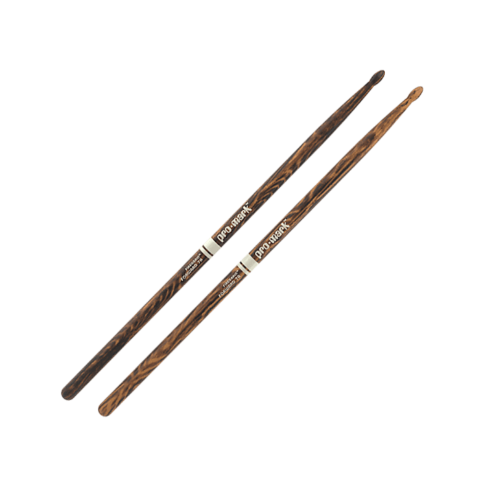 ProMark TX7AW-FG Drum Sticks - Forward 7A FireGrain Hickory Wood Tip Drumsticks image 1