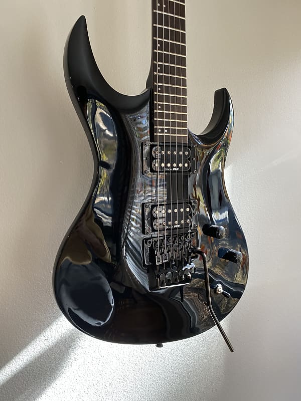 ギター washburn XM DLX-FR Washburn XM DLX FR Metallic Black | Reverb