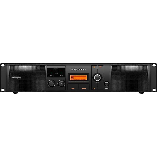 Behringer NX6000D 6000W Power Amplifier With DSP 2024 BLACK Reverb