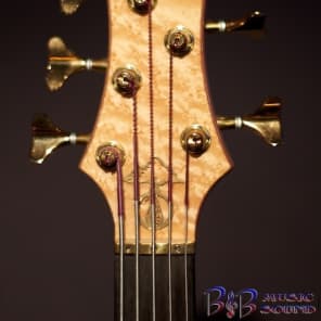 Alembic BKPOINTCUS5 Natural 36" Scale Balance K Point Custom 5 String Bass image 2