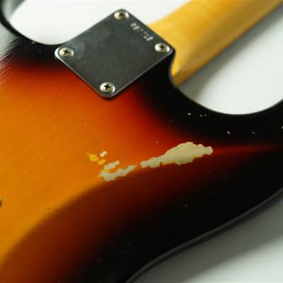Fender Custom Shop Masterbuilt Dennis Galuszka 1961 Stratocaster Journeyman Relic  2016 - Sunburst [BG] image 19
