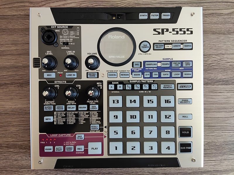 Roland SP-555 Sampler 2000s - Gray | Reverb