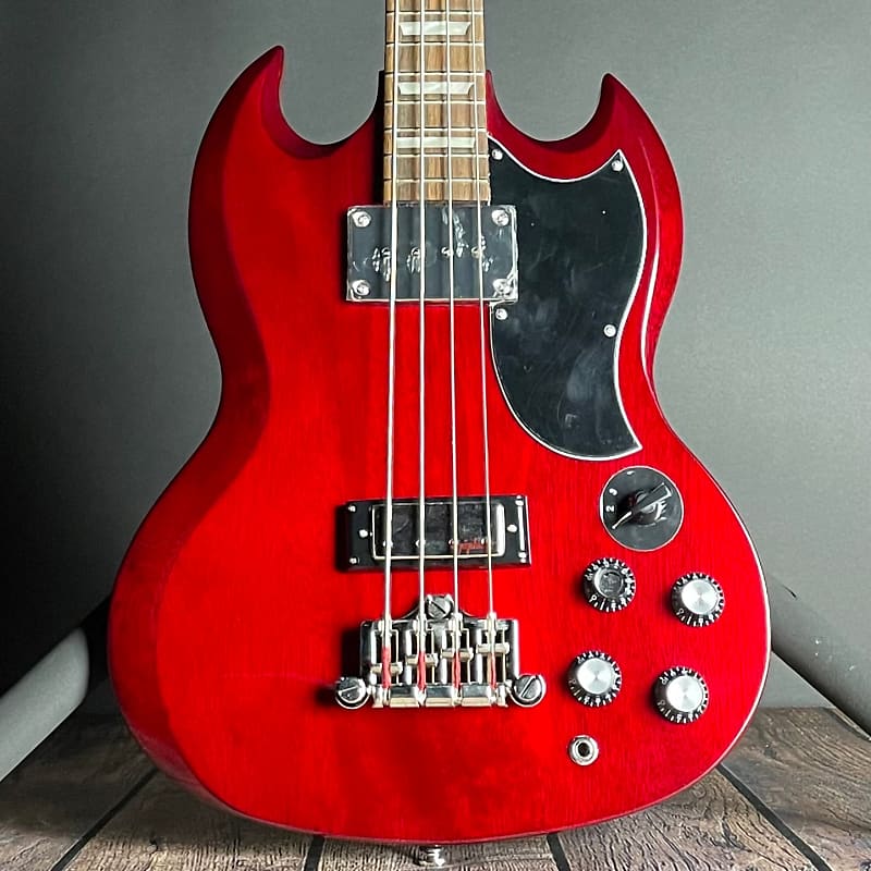 Epiphone SG EB-3 Bass- Cherry (21072353111) | Reverb