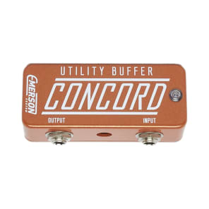 ギター Emerson Custom CONCORD Utility Buffer Emerson Custom Concord Utility Buffer Pedal - Orange