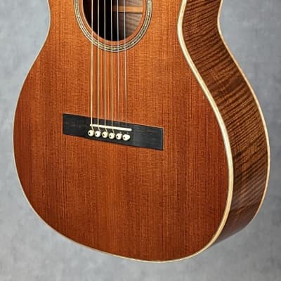 Bianchin Guitars 00 12-Fret Acoustic - Sinker Redwood/Walnut image 4