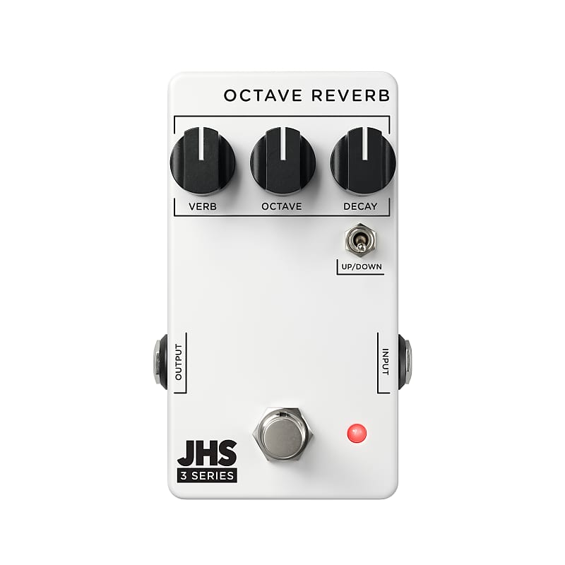 New JHS 3 Series Octave Reverb Guitar Effects Pedal image 1