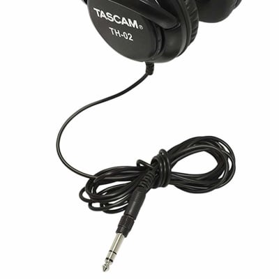 Tascam - TH-02 - Recording Studio Headphones - Black image 2