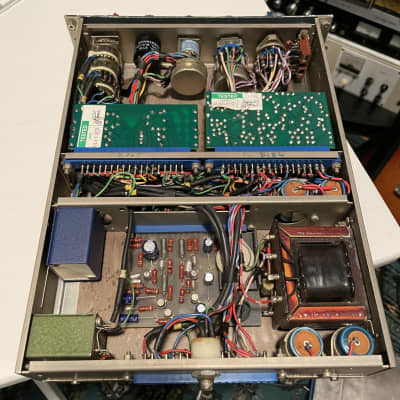 Neve 1066 Mic / Line Input Module with 3-Band EQ Stereo Pair 1970s - RAF Blue Grey image 6