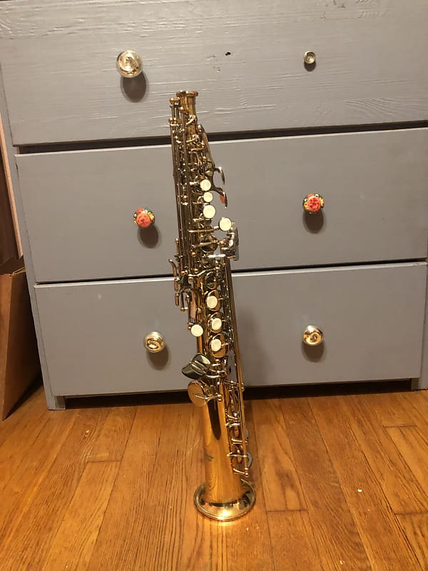 E.M. Winston Pro I Soprano Sax Gold lacquer, nickel keywork Reverb